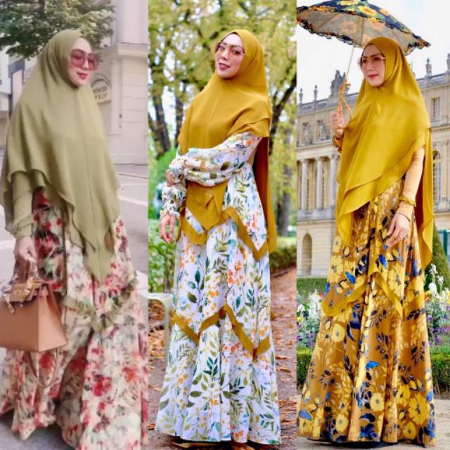 BRUSSEL LOUVRE HEATHER EUROPE SERIES Original By Jawhara Syari. Gamis super best seller wajib pnya