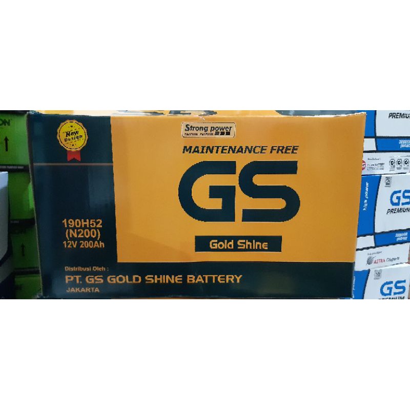 Jual AKI GS MF N200 12V 200AH AKI KERING 2O0AH | Shopee Indonesia
