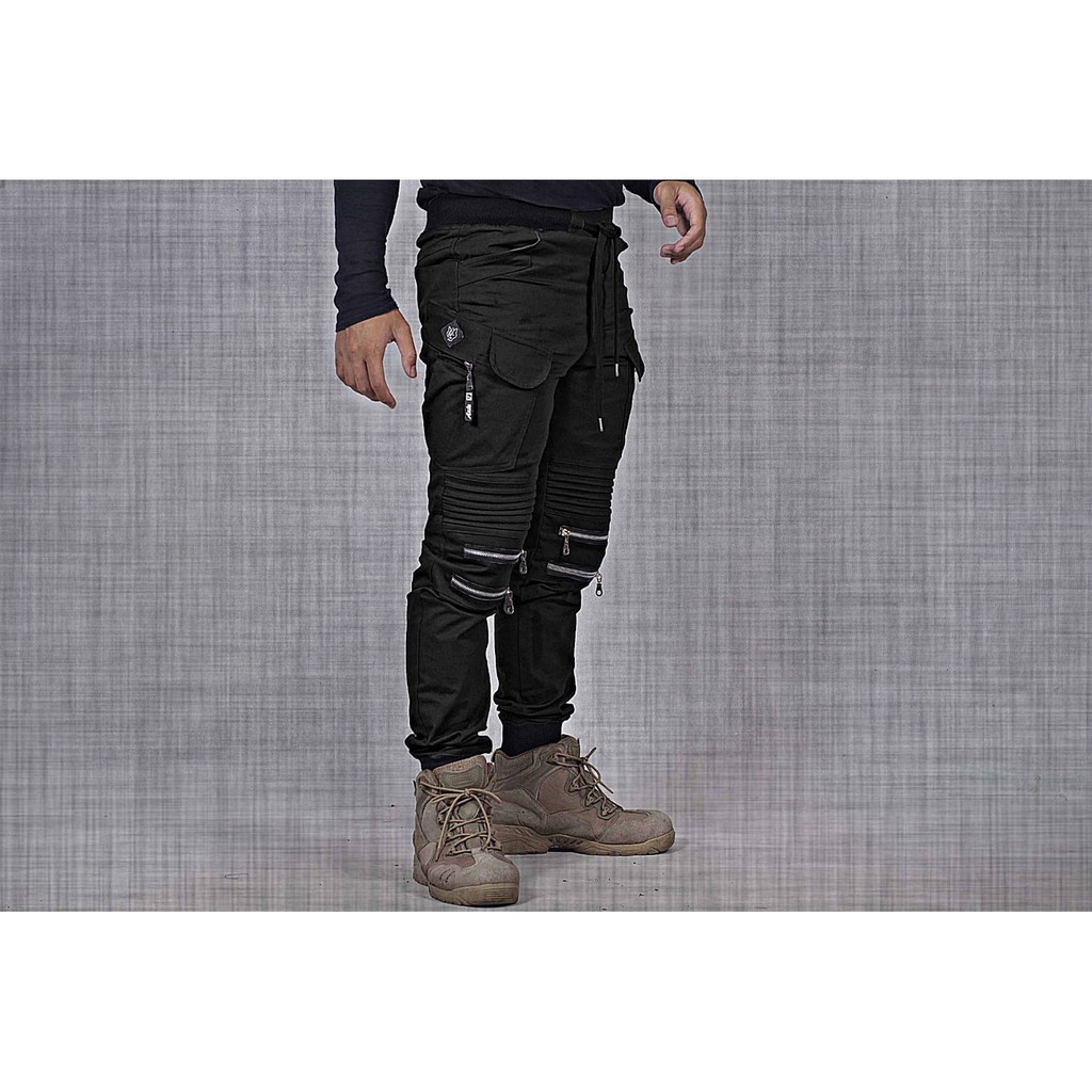 EXCLUSIVE Celana Japan/korean style ( URBAN TWIL BIKER JOGGER PANTS ) 4 Axleboard Kyuzwear