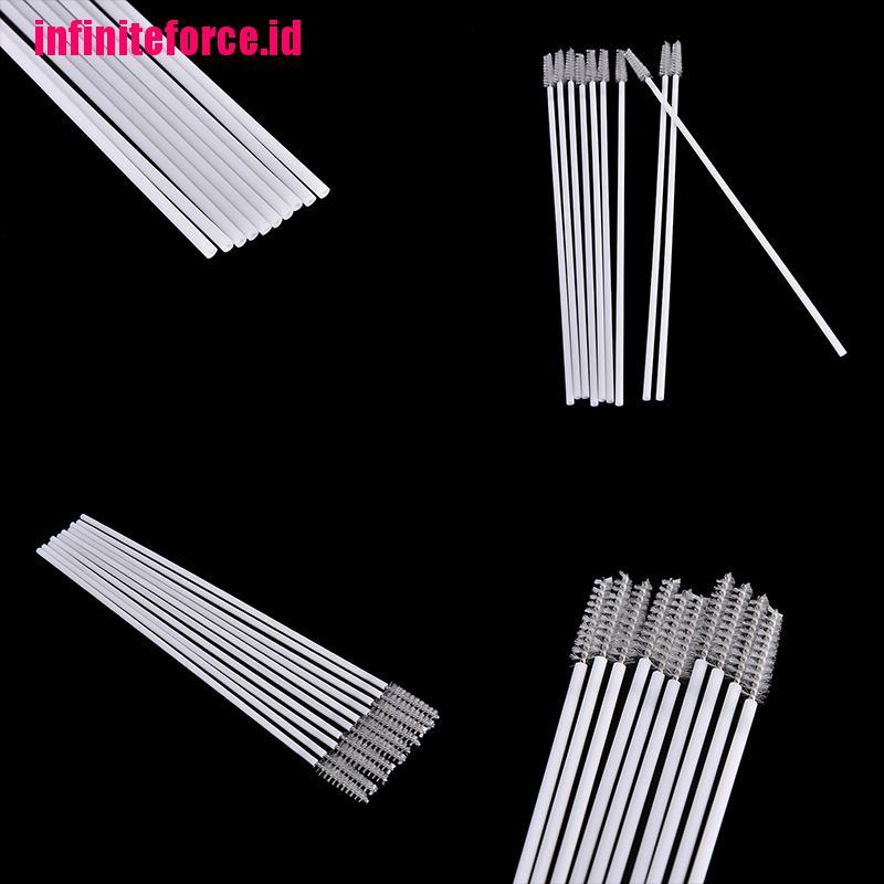 New 10pcs Stainless Steel Straw Reusable Washable Cleaner Cleaning Brush