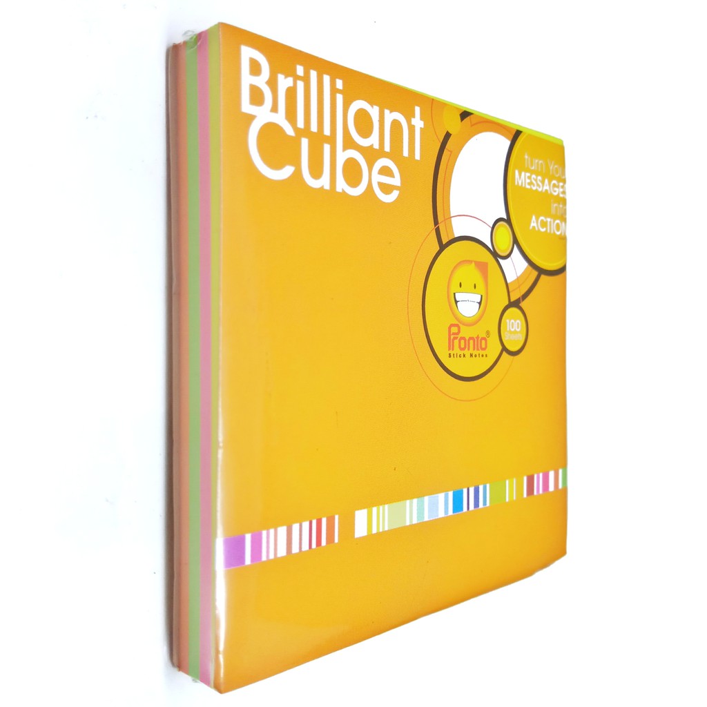 

Stick Notes Brilliant Cube Pronto (100 sheets)