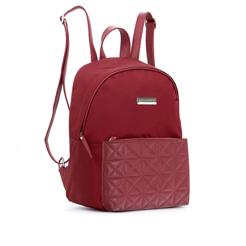 TAS RANSEL WANITA SOPHIE MARTIN BACKPACK MERAH MARILENE T4858M2 KULI A