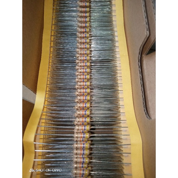 RESISTOR 1/2 WATT 47 K  SETENGAH WAT 47 K 1/2W-47K
