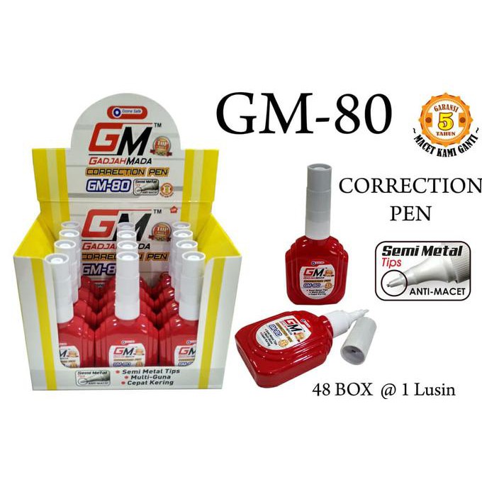 

Tip x/tipe x / correction pen GM80 tip ex