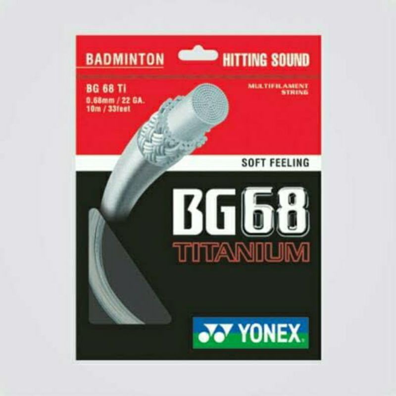 Senar Badminton Yonex BG 68 Titanium