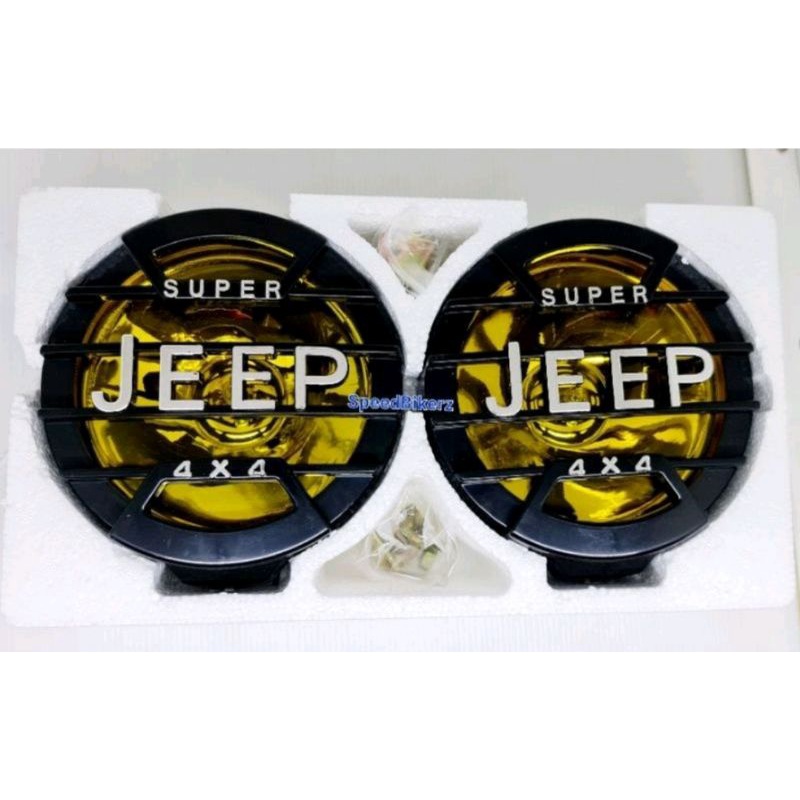 LAMPU DEPAN MODEL JEEP DOUBLE H3 BAUT BAWAH ISI 2 PCS