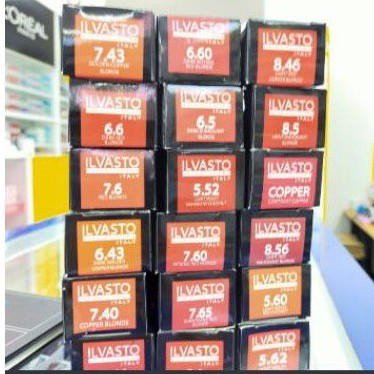 HAIR COLOR ILVASTO 60ml / ILVASTO HAIR COLOR / PEWARNA RAMBUT