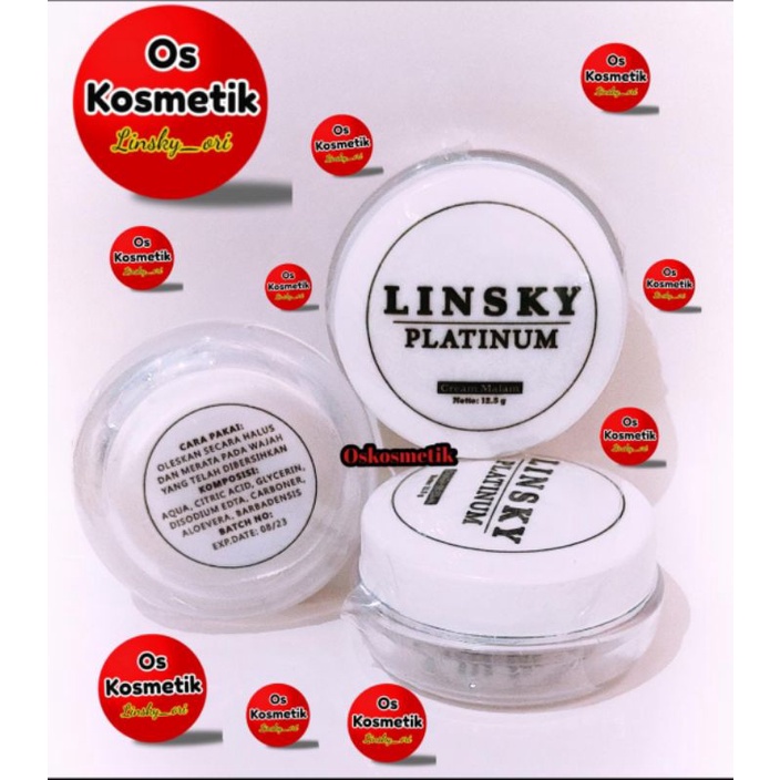 CREAM LINSKY PLATINUM CREAM MALAM LINSKY ORIGINAL BERSEGEL