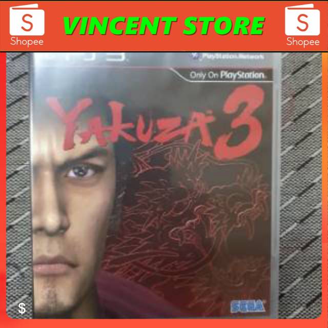 BD PS3 SECOND YAKUZA 3 ORIGINAL