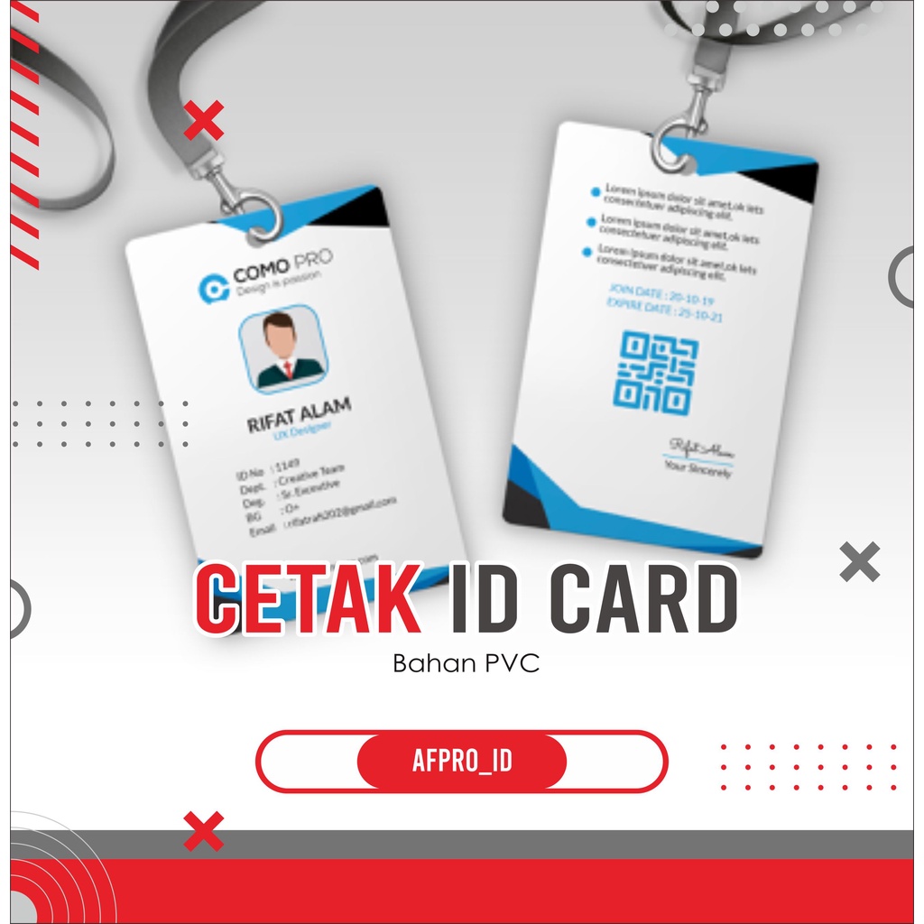 

CETAK ID CARD TANDA PENGENAL / KTA