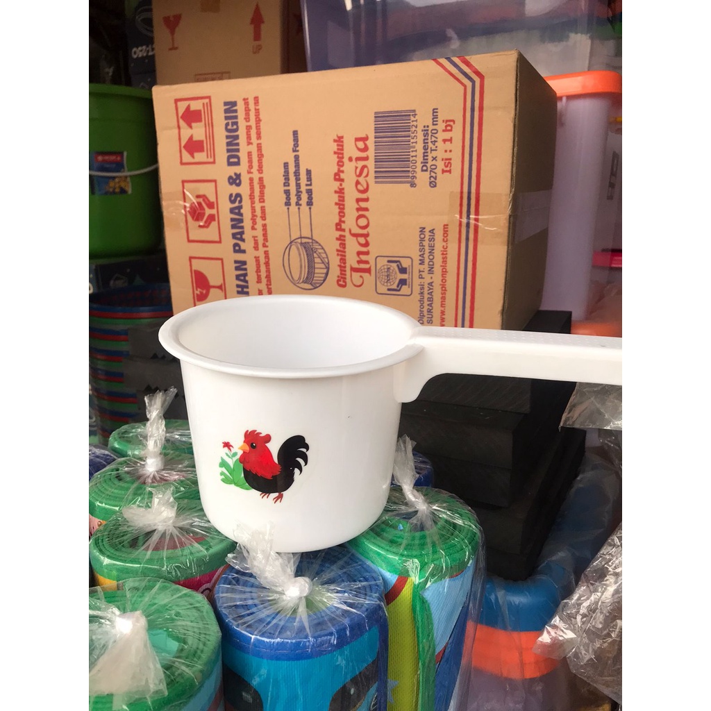 Gayung Putih / Gayung Mandi / Gayung Mandi Ayam Jago