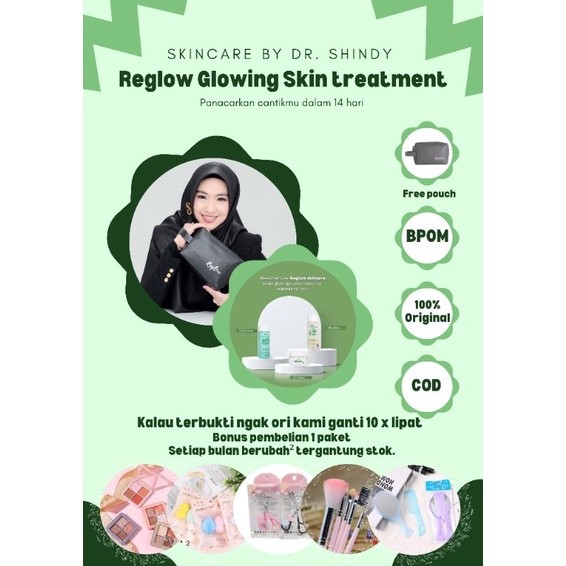 [COD]REGLOW GLOWING SKIN TREATMENT BY DR. SHINDY|BPOM|