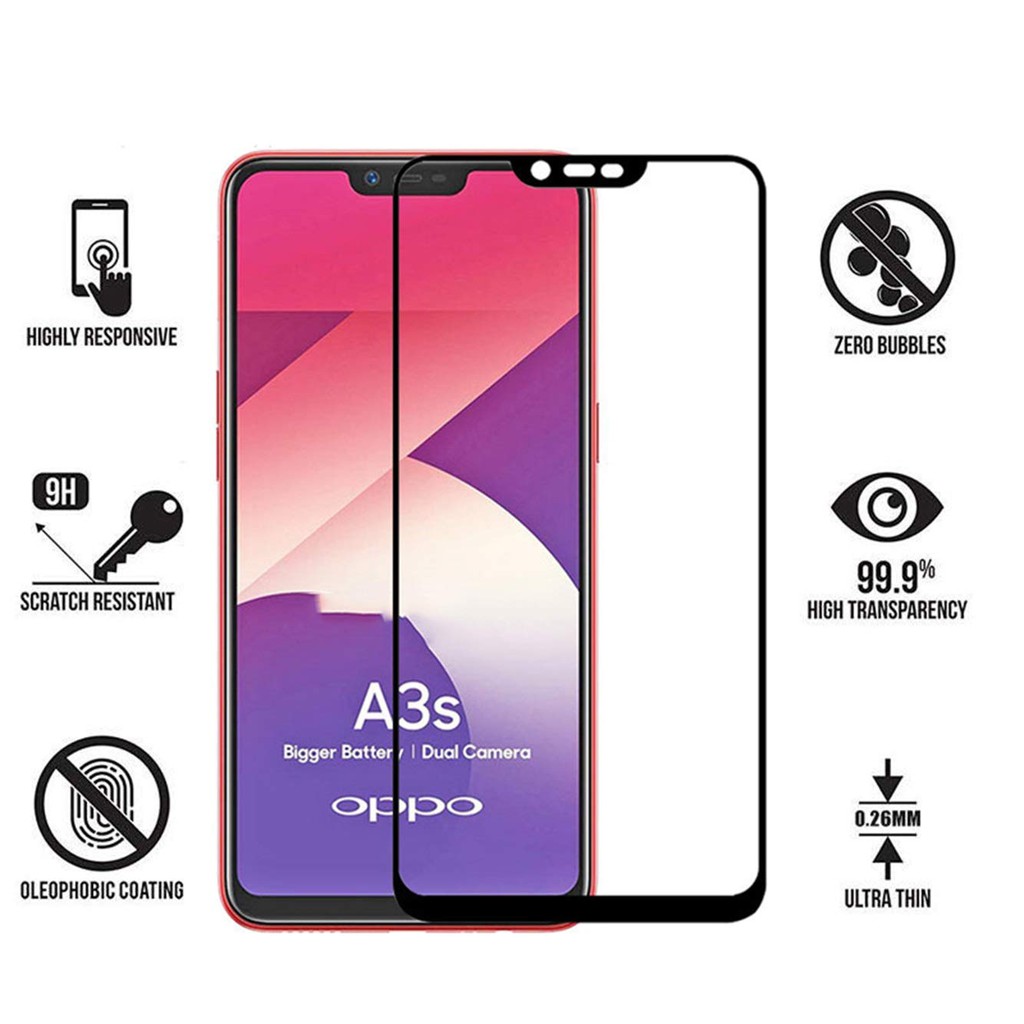Tempered Glass OPPO A3S