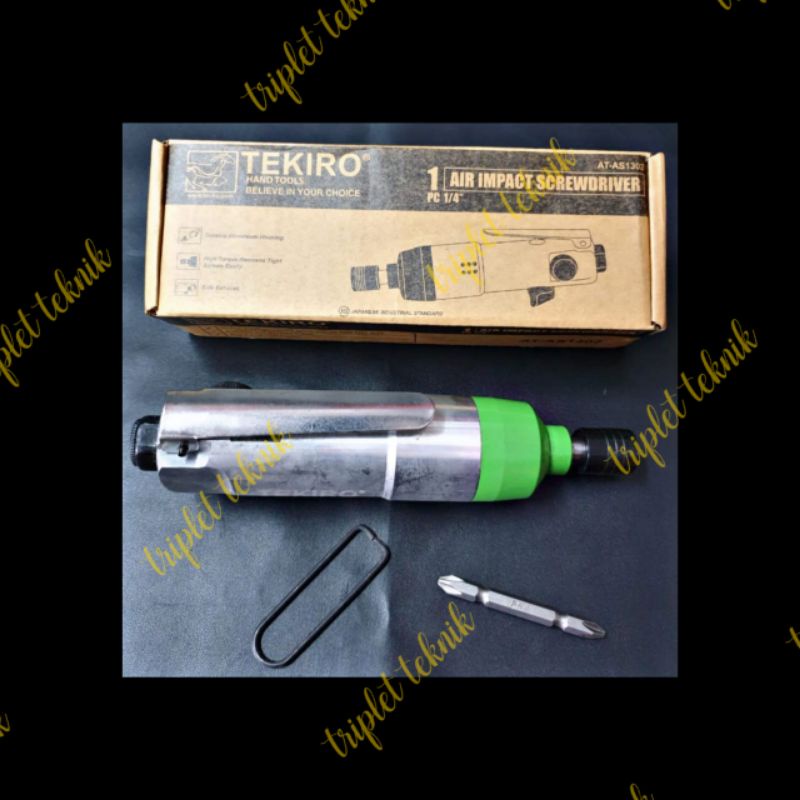 Air impact screwdriver tekiro obeng angin pneumatic
