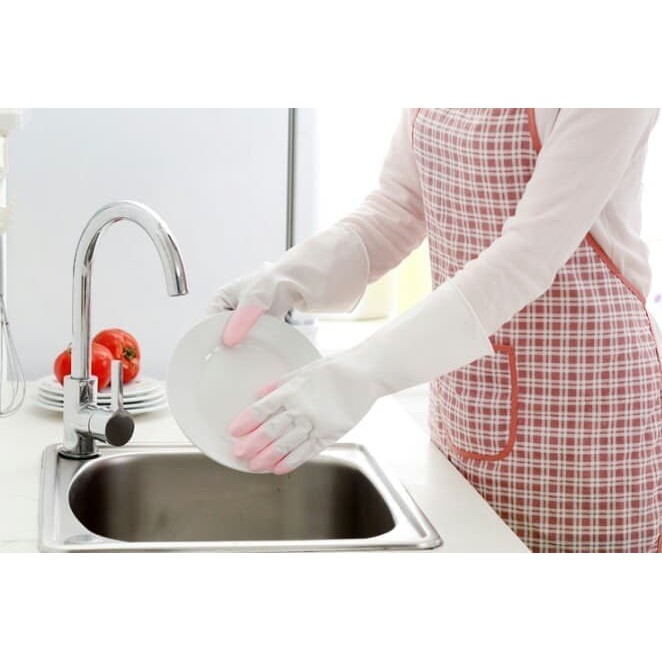 Sarung Tangan Cuci Piring Anti Air / Sarung Tangan Karet