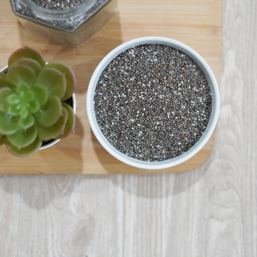 Organic Black Chia Seed 250gr Premium Original SAFIYA HERBAL