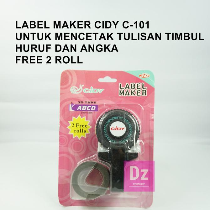 CIDY dymo embossing label maker .