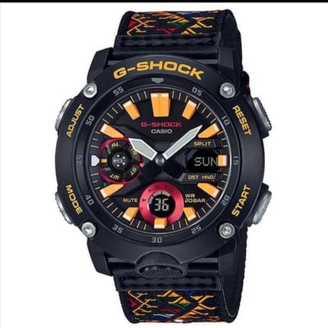 Jam tangan Pria Casio G-Shock Ga-2000bt-1adr Bhutan Limited Edition