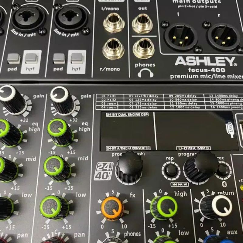 mixer audio ashley focus400.bluetooth/usb.original