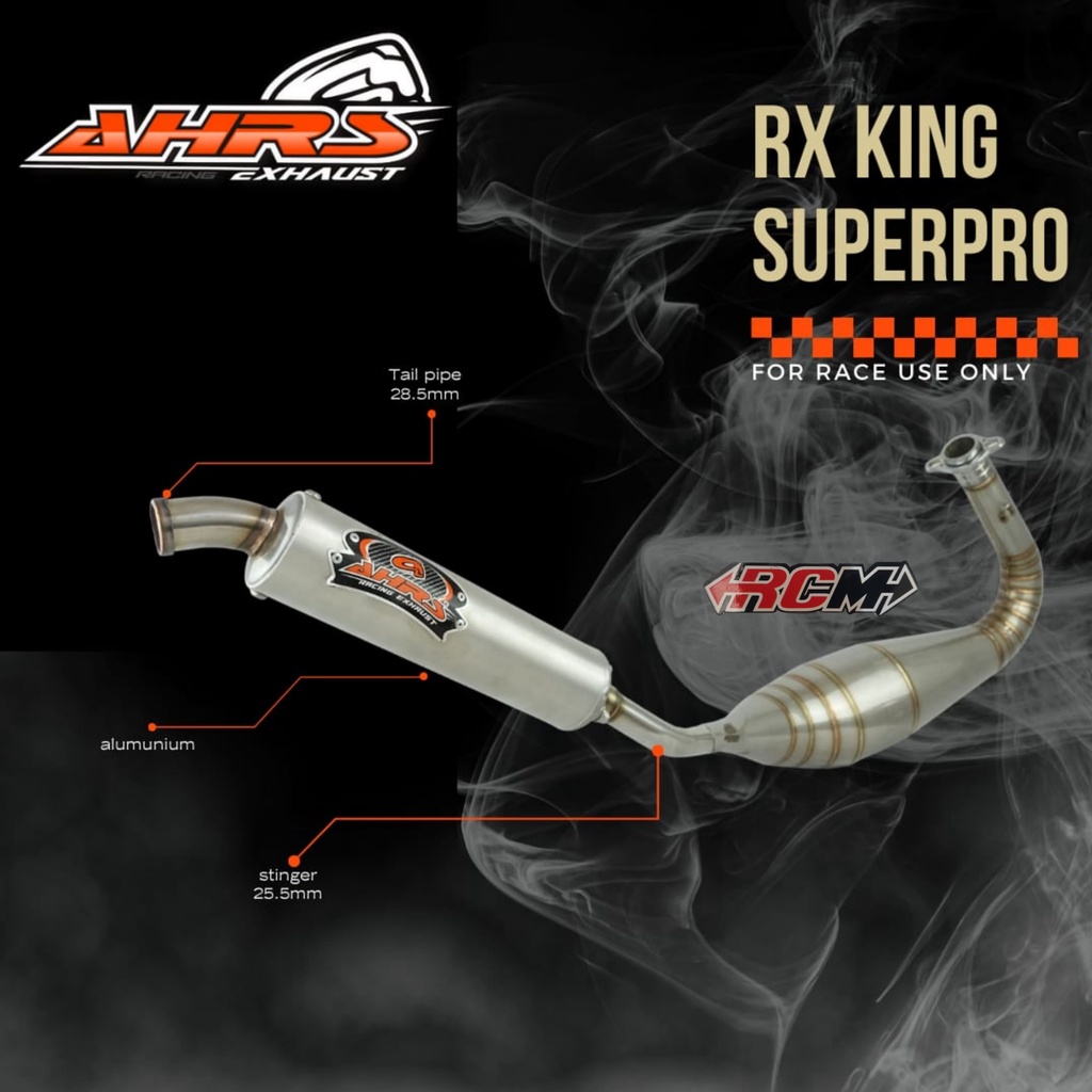 KNALPOT KENALPOT MOTOR EXHAUST YAMAHA RXK RX-KING RX KING RXS RX SPESIAL SPECIAL SUPERPRO ORI ORIGINAL AHRS ASLI