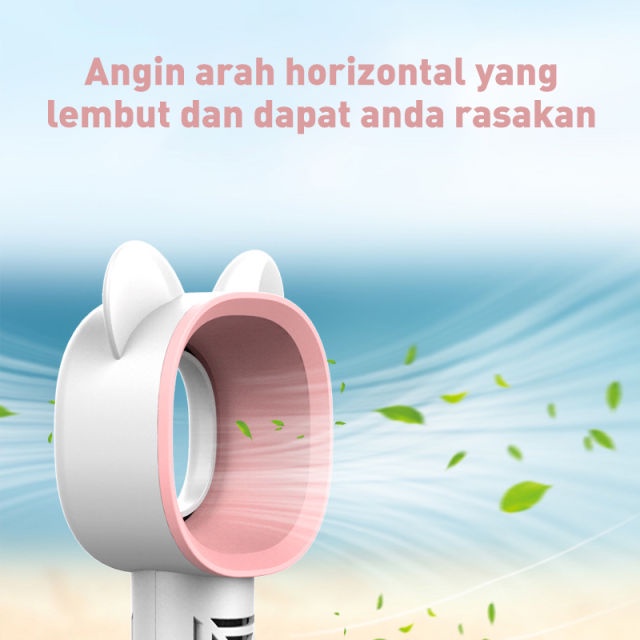 Kipas Angin Tanpa Baling - Kipas Mini Genggam Kipas Portable Handheld Adjustable Usb Rechargeable