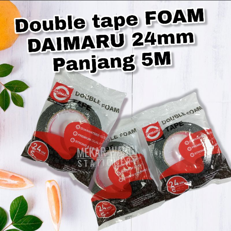

DOUBLE TAPE BUSA 24mm 5meter | DOUBLE FOAM TAPE
