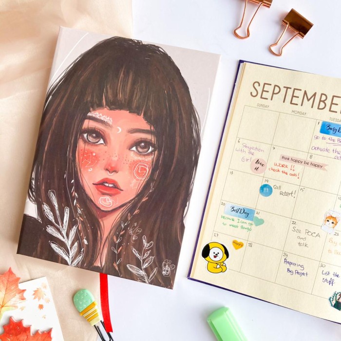 

[RESTOCK] Buku Notebook Journal Agenda, Polos dan dotted Ce Indian - A5 Hard Agenda