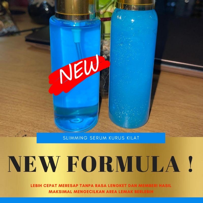 KURUS KILAT SLIMMING SERUM Lotion Pelangsing Perut Buncit Stretch Mark Selulit Sliming Gel Cream