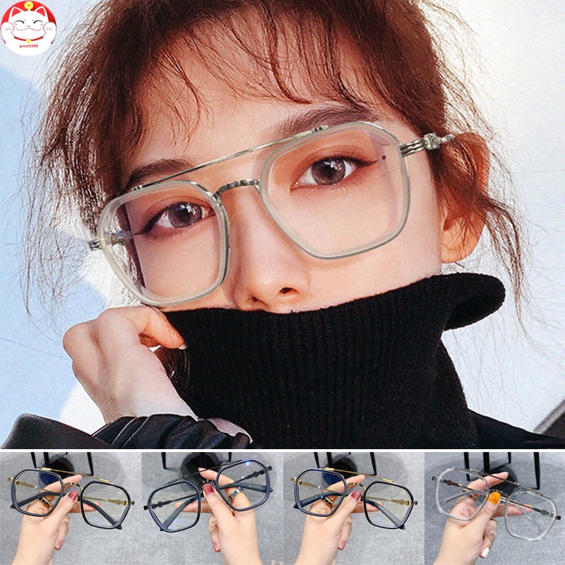 Kacamata Baca Anti Blue Light Kacamata Korea Wanita Kacamata Anti Radiasi Wanita Fashion Cat Eye Eyeglasses