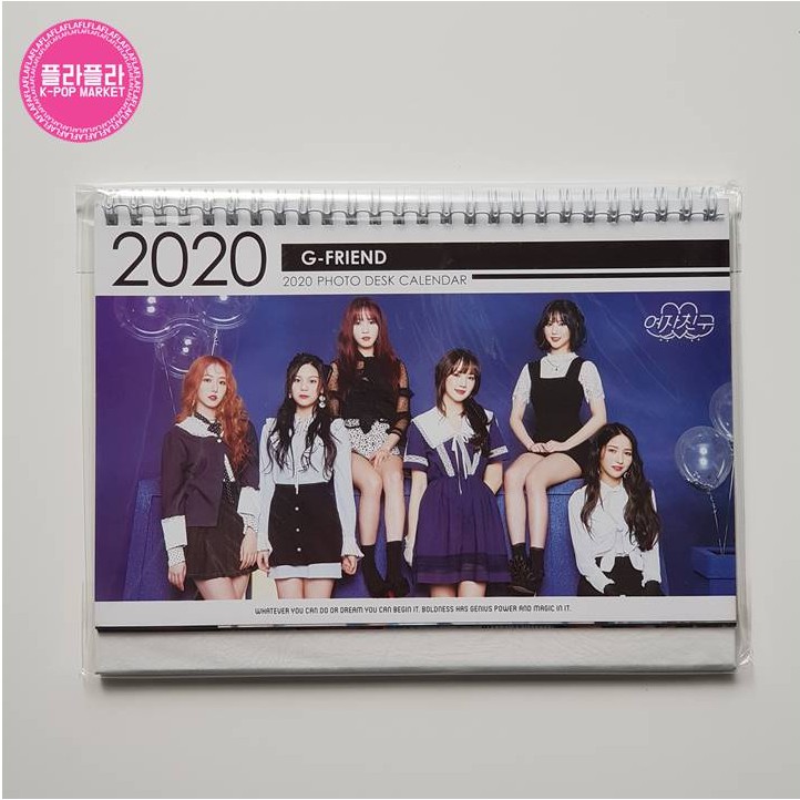 

Kalender Meja K-POP 2020-2021 GFriend GOT7 GongYoo Mamamoo