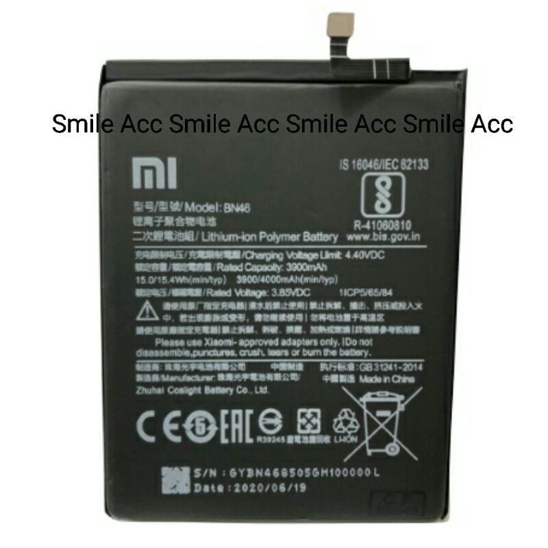 Baterai Xiaomi Redmi 7  Redmi Note 8  BN46  BN 46 Original 100
