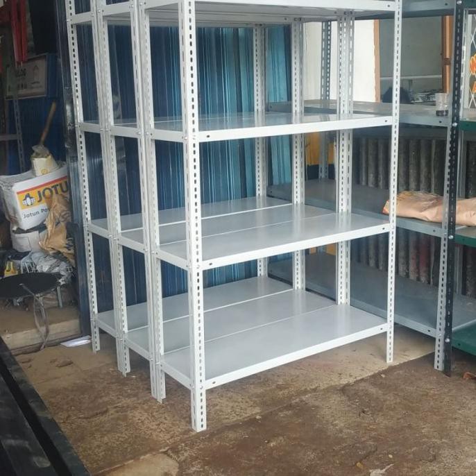 Jual Rak Besi 5 Sap Tempat Penyimpanan Display Toko Ukuran 40X100X200 ...