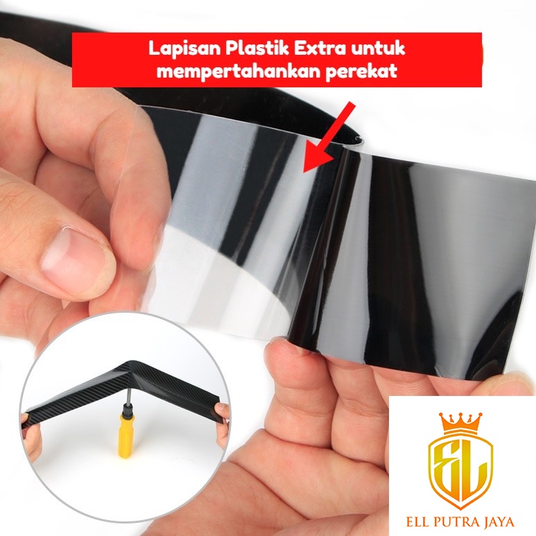 Sill Plate Sticker Pelindung Body Sill Injakan 1 Roll x 5M