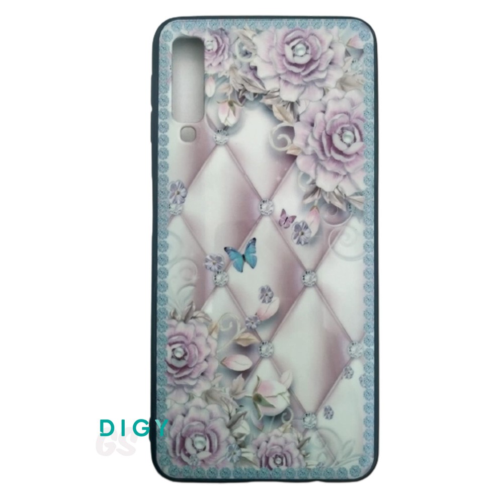 Casing Hp SAMSUNG GALAXY A7 2018 3D Flower Hardcase Fuze case hp Murah korea style