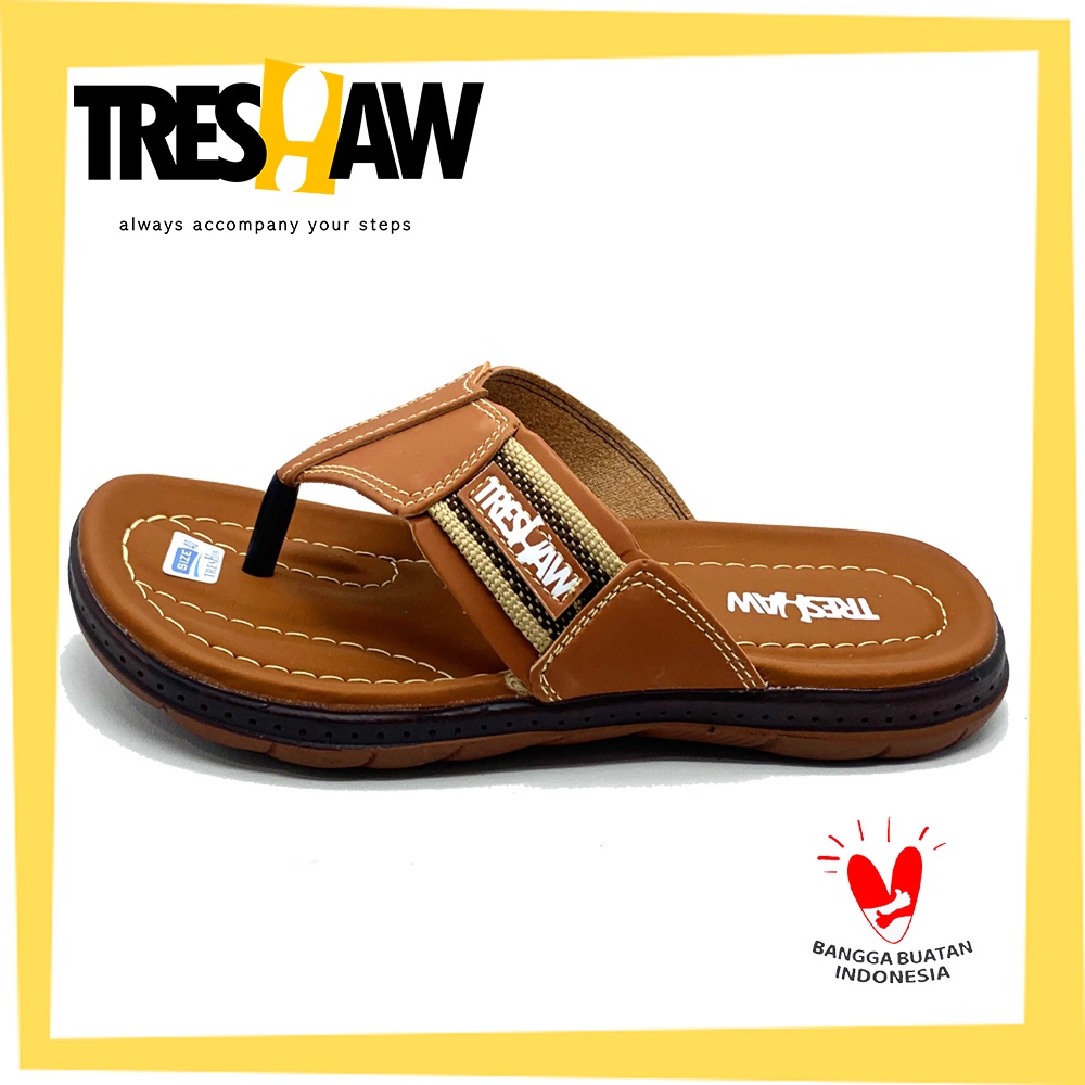 Sandal Jepit Pria Treshaw Original High Quality | Sandal Casual | Sandal Cowok Distro