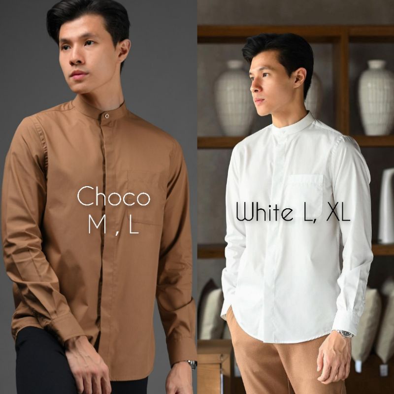 ARGO CONCEALED PLACKET LONG SLEEVE MALE. ID