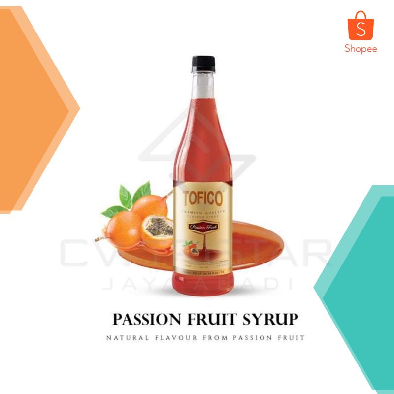 

Syrup Passion Fruit Tofico / Sirup / Syrop / Sirop / Passion Fruit