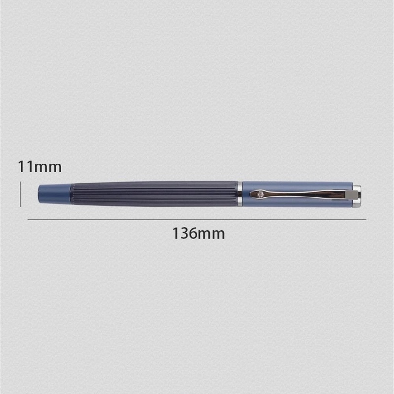 [1Pcs New Arrival Fashion Metal Ink Fountain Pen][Pen Fine 0.5mm Nib Ink Pens]