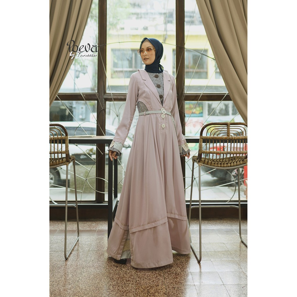 GAMIS CANTIK POEVA BY TUNEECA SIZE L