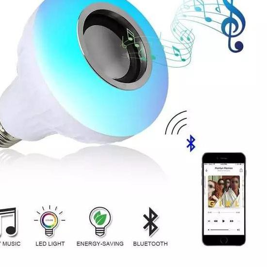 »»» Bohlam Lampu Led Musik Bluetooth Speaker Plus Remote / Speaker Bluetooth Lampu/ Speaker Lampu LE