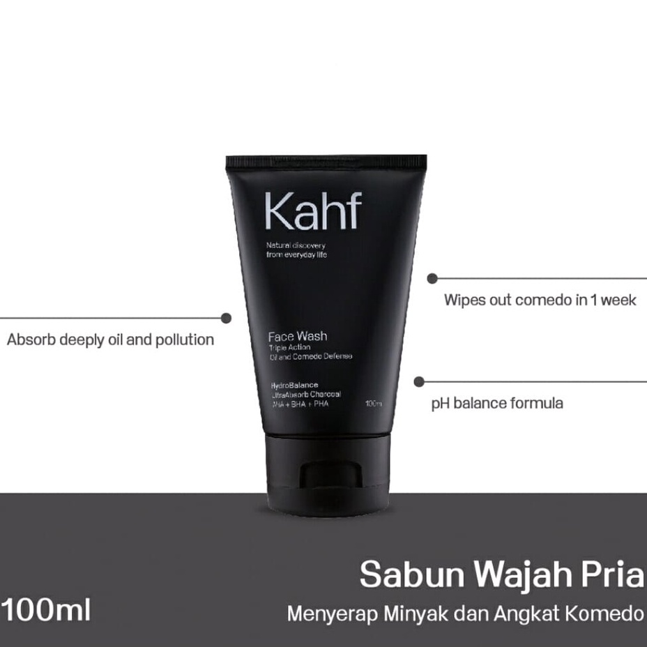 KAHF Face Wash 100ml (BESAR)