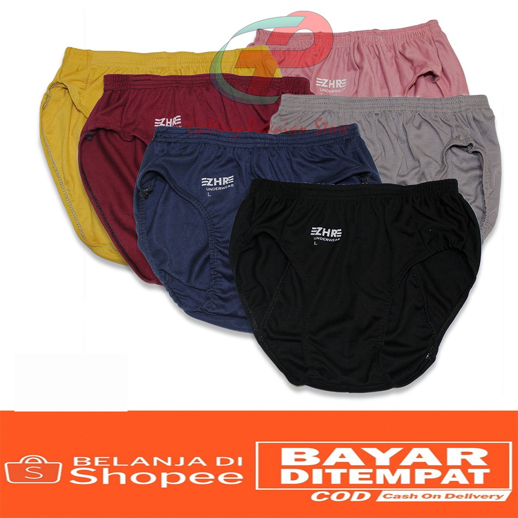 Celana dalam pria dewasa cd pria dewasa murah boxer size S.M.L.XL. material katun menyerap keringat