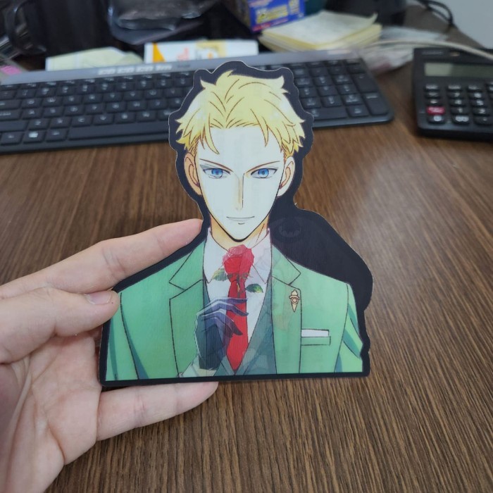 

STIKER 3D MOTION LENTICULAR ANIME - D0008 - Spy x Family - Anya Loid