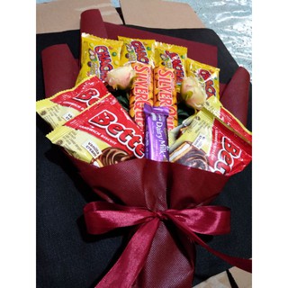 Snack bouquet/ Buket bunga/ bunga artificial/ buket murah/ buket snack