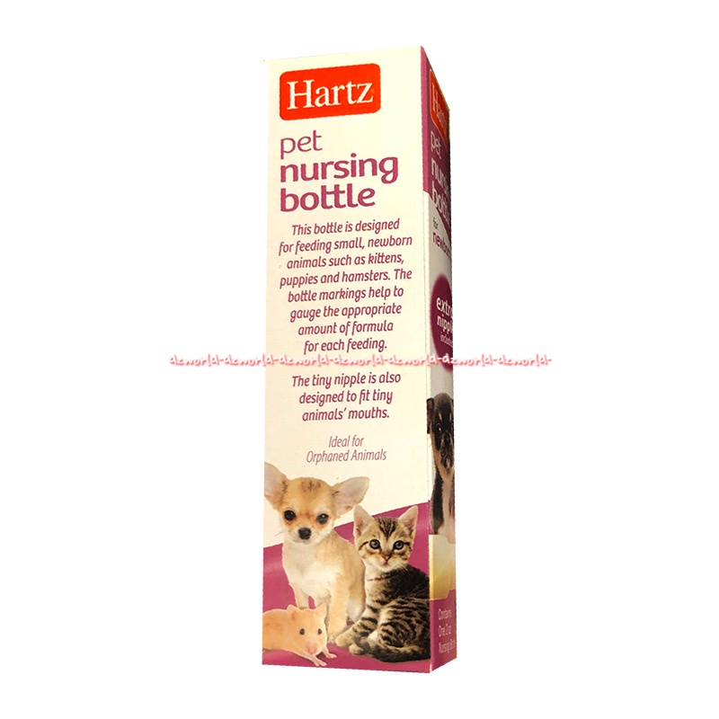 Hartz Pet Nursing Bottle Newborn Extra Nipple Botol Susu Anak Kucing Harts Hart Hertz