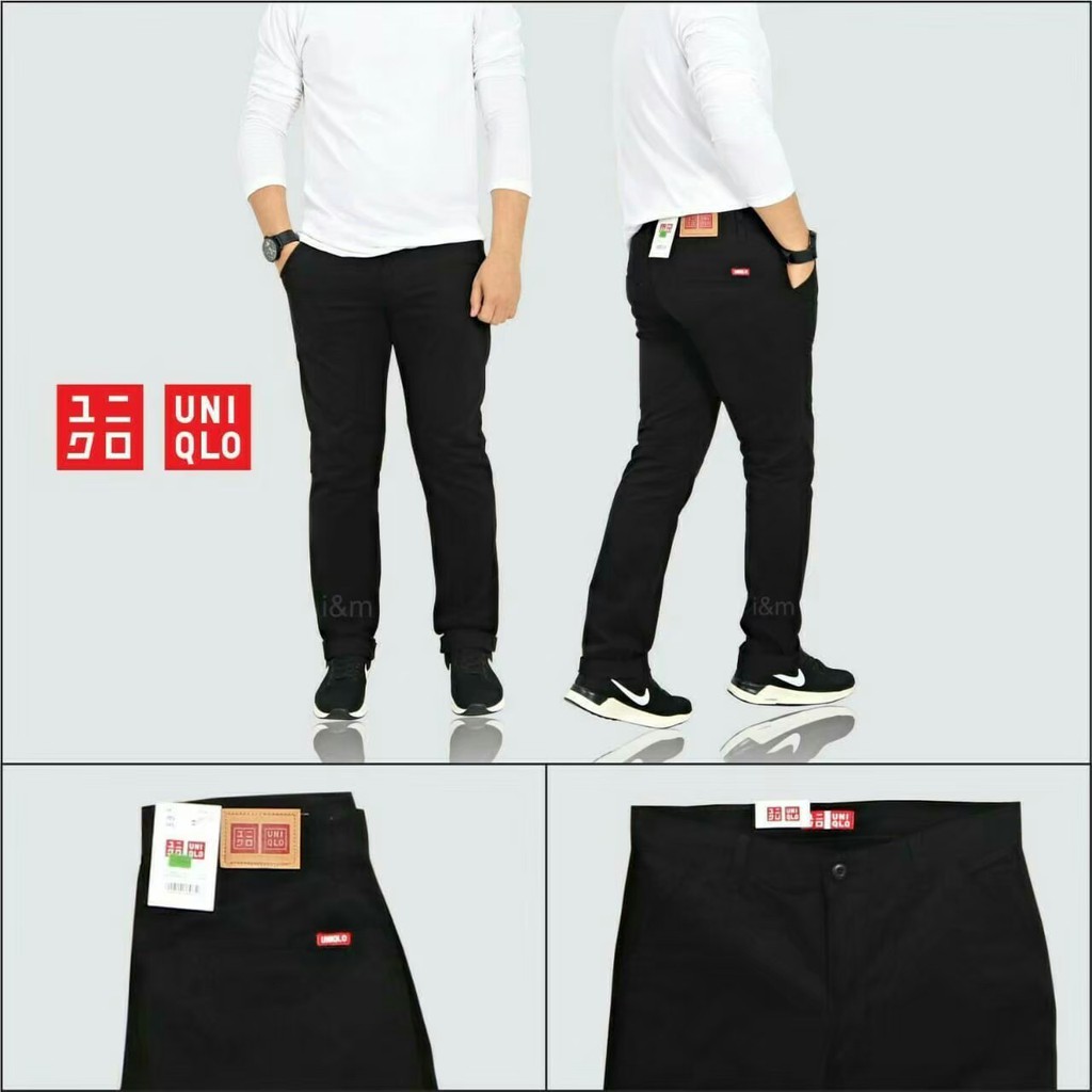 UNIQLO Celana Chino Panjang Pria Premium Quality Size S M L XL-4