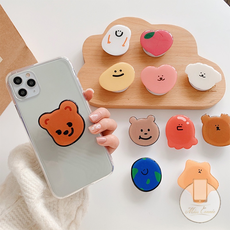 Popsocket Airbag Motif Kartun Lucu Untuk Iphone / Android