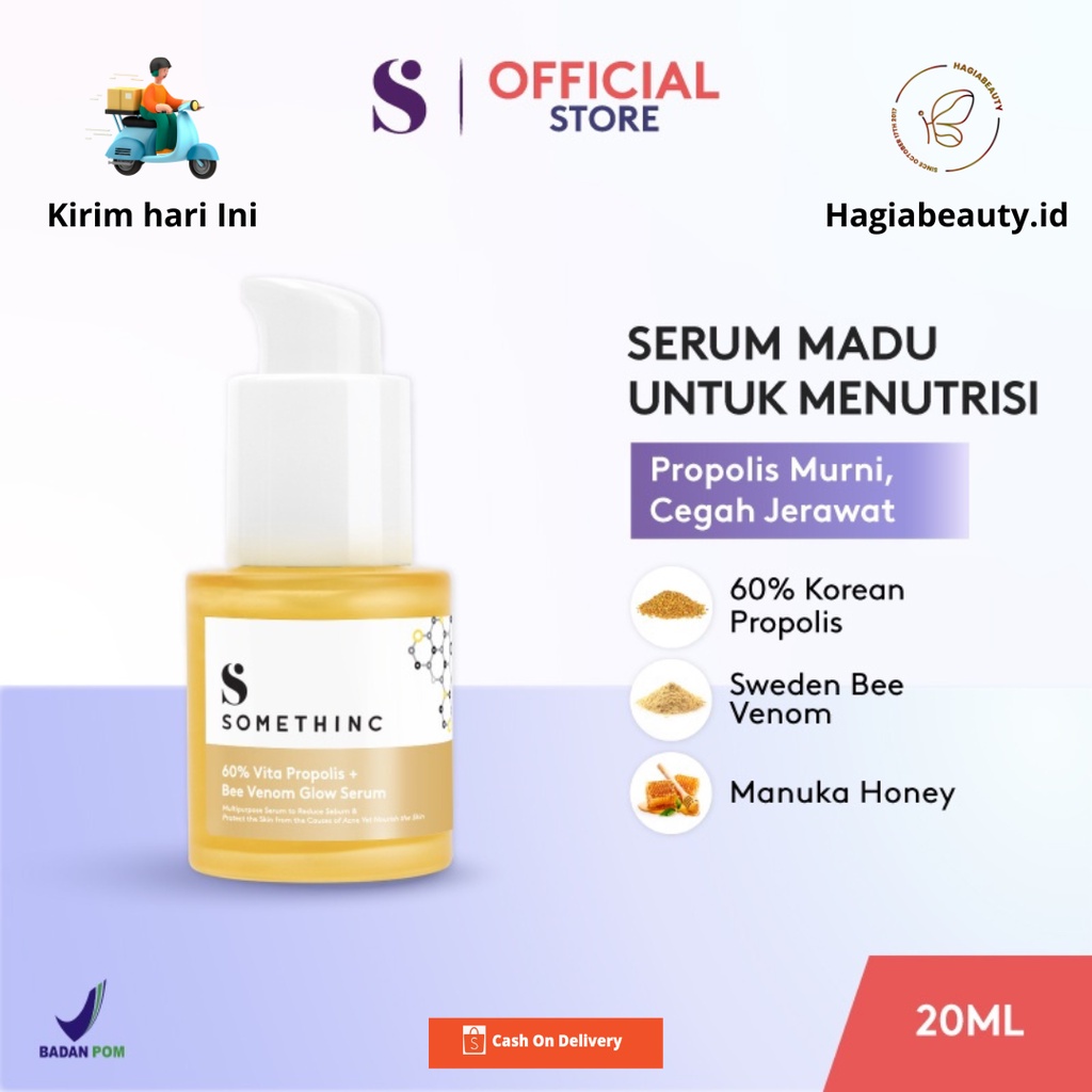 SOMETHINC 60% Vita Propolis + Bee Venom Glow Serum