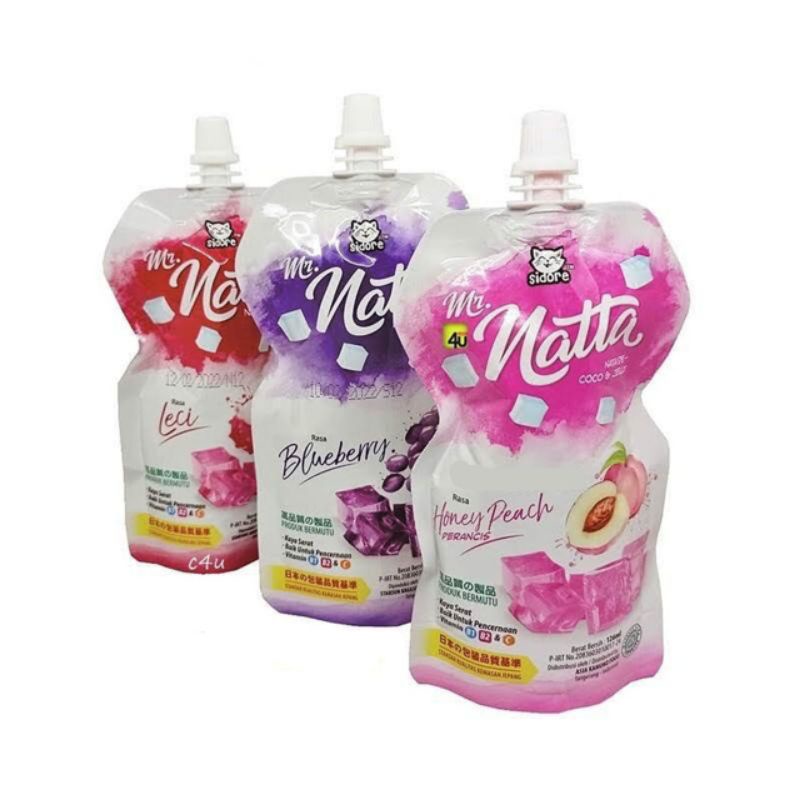 

Mr. Natta jeli / Jelly Nata De Coco isi 5pcs