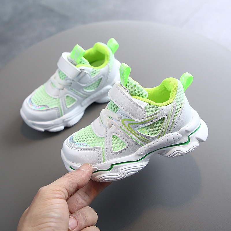 Sepatu sneakers anak import terbaru model jaring ringan 2023